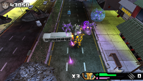 Transformers: Revenge of the Fallen screenshot 3 for PSP